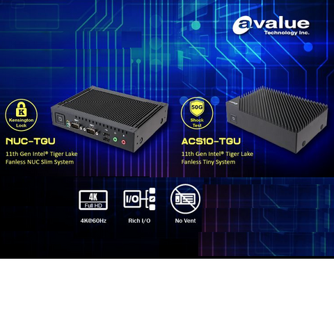 Avalue NUC TGU and ACS10 TGU