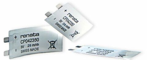 Renata thinfilm battery