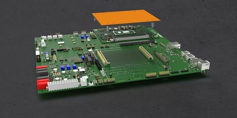 Congatec csm COPR2023 COM HPC Carrierboard and Cooling