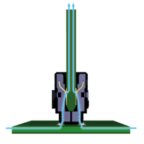 Ept high speed edge card connector